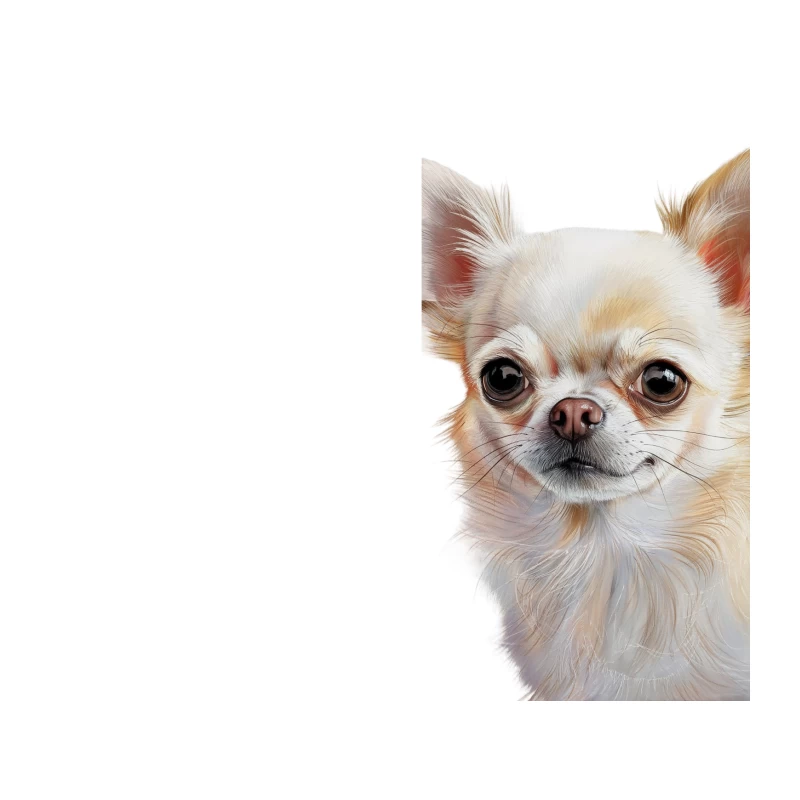 Adorable Chihuahua Portrait: Cute Small Breed Dog Tapestry