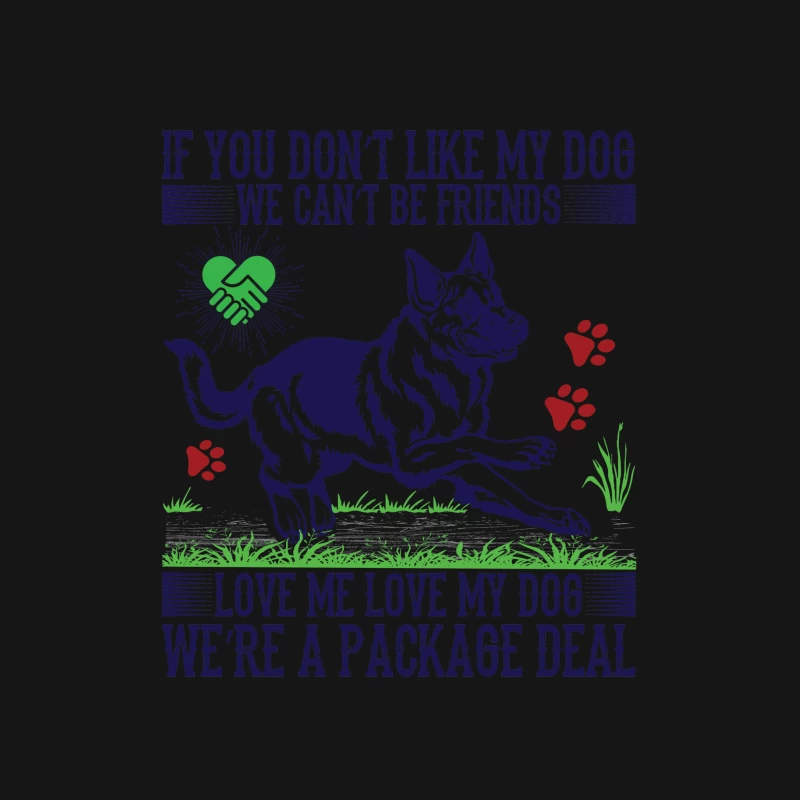 Amour Inconditionnel: Chien et Amitié Femme T-Shirt