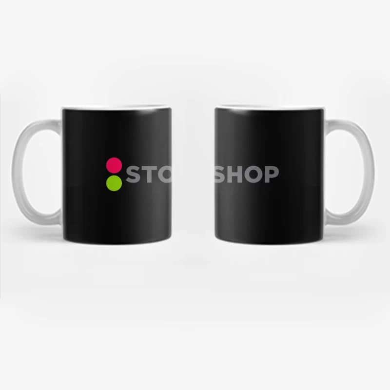 Stop & Shop Retail Brand Logo with Traffic Light Design Coffee Mug