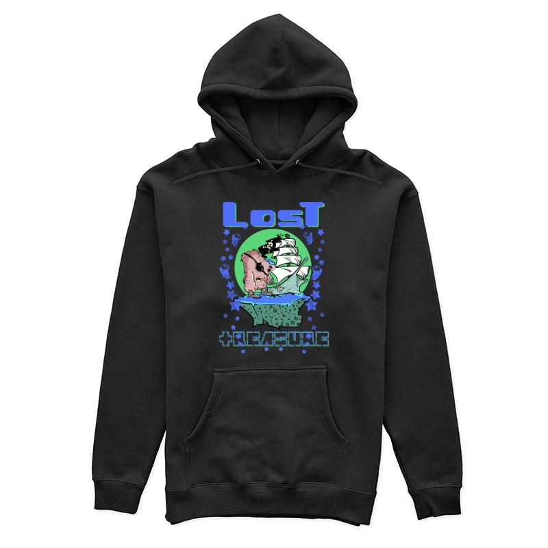 Piratenschiff und verlorener Schatz Damen Pullover Hoodie