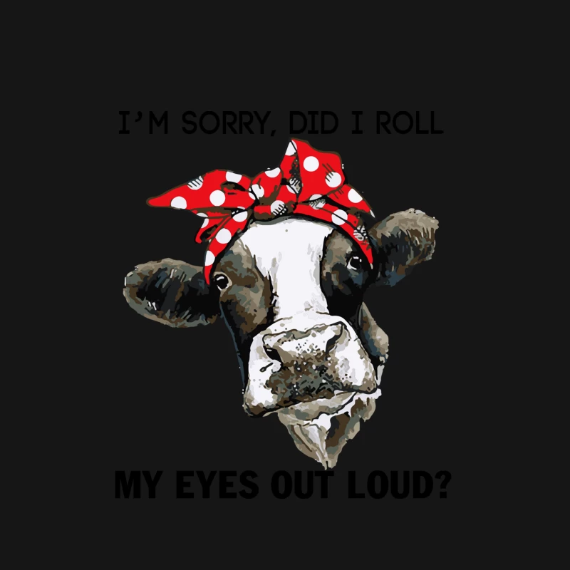 Vache Amusante avec Noeud Femme T-Shirt