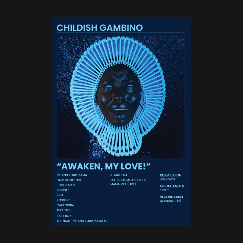 Childish Gambino's "Awaken, My Love!" Album Cover Art Female T-Shirt