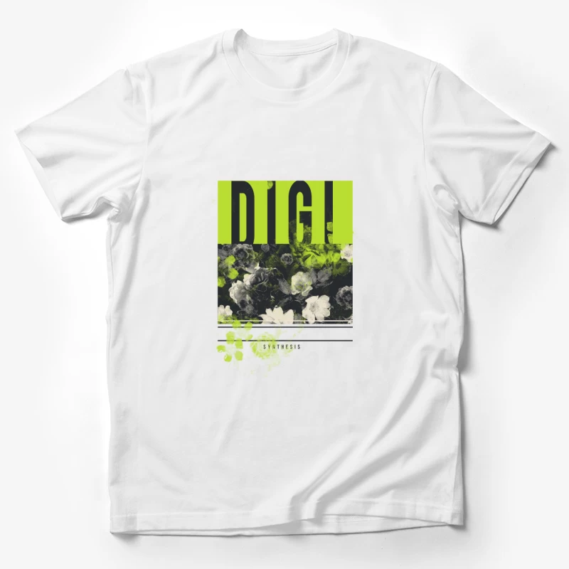 Florales Digitaldesign Herren T-Shirt