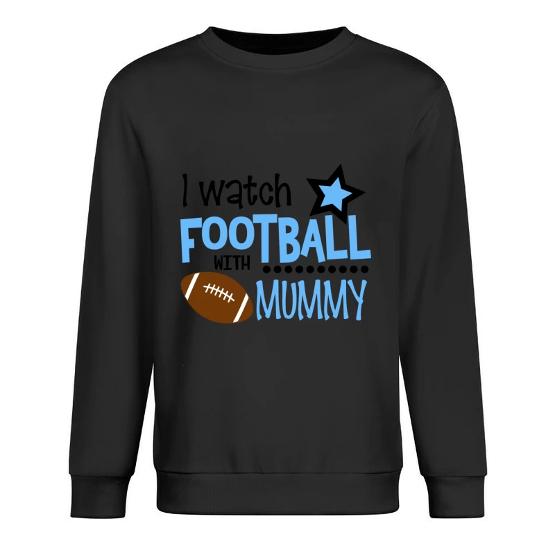 Regarder le football avec maman Homme Sweat-shirt à enfiler