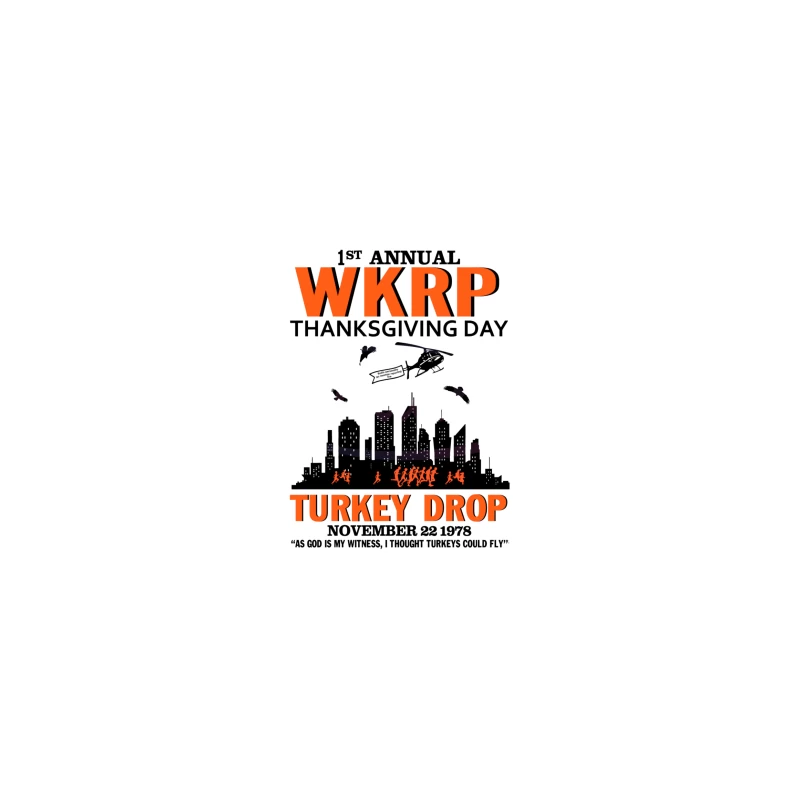 WKRP Turkey Drop Travel Mug