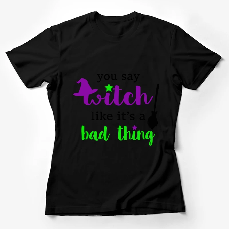 Thème de sorcière amusant Femme T-Shirt