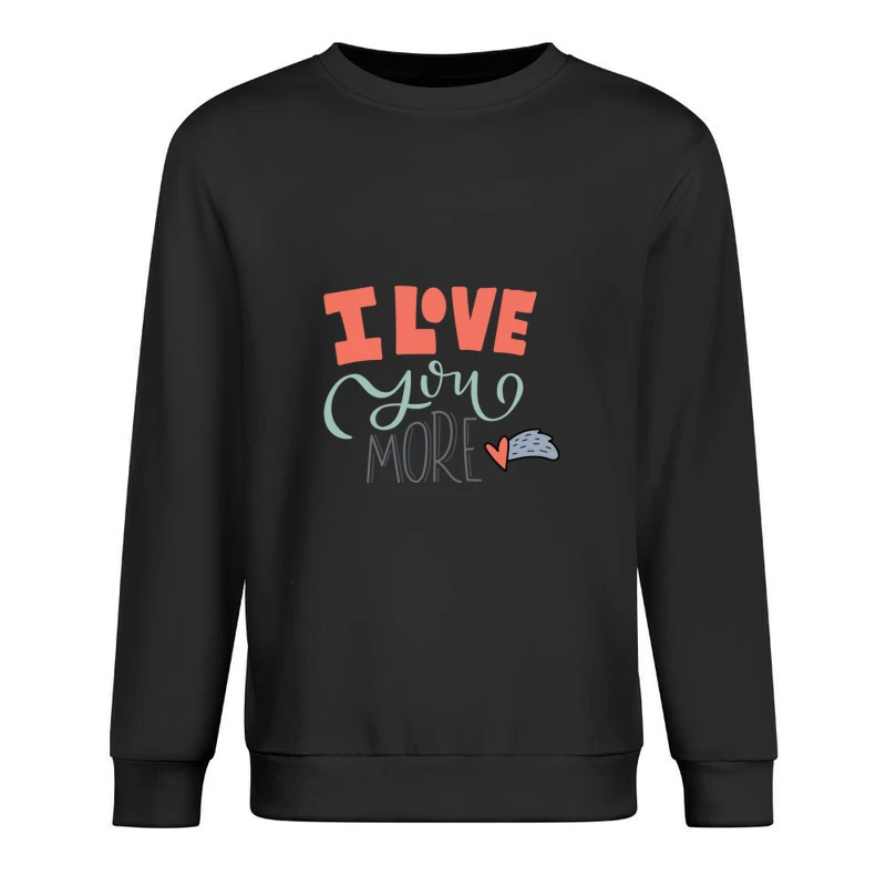 Illustration Amour Colorée Homme Sweat-shirt à enfiler