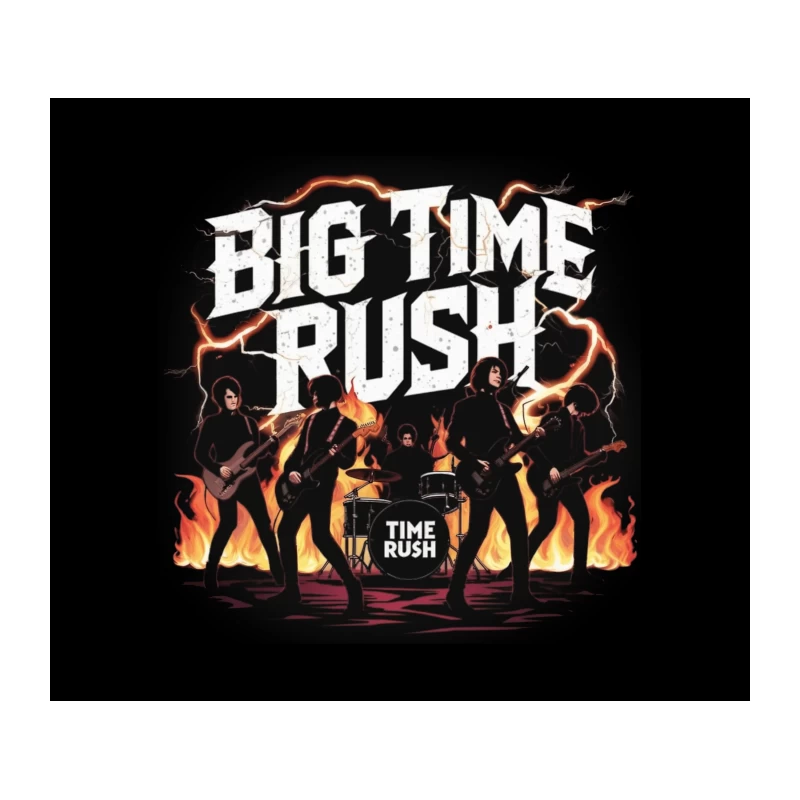 Rock Band Biug Time and Rush Tapestry