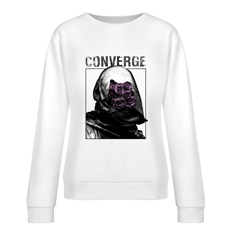 Converge Rose Killer III Purple Female Pullover Sweatshirt