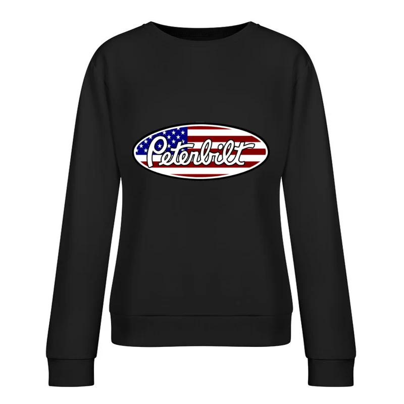 Peterbilt Truck Female Pullover Sweatshirt