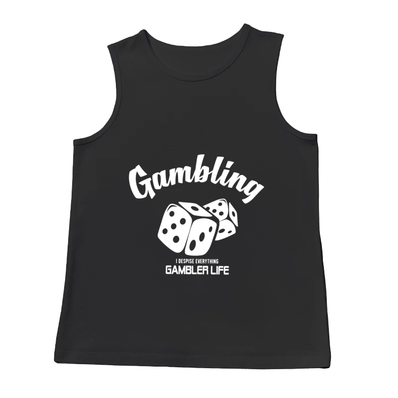 Würfel und Glücksspiel Design Herren Tanktops