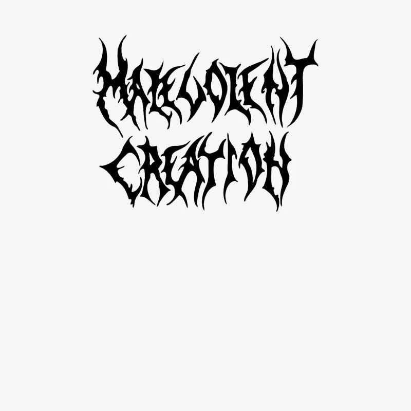 Malevolent Creation Black Logo Female Long Sleeve T-Shirt