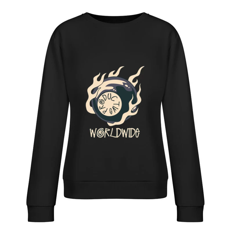 Logo productivité mondiale Femme Sweat-shirt à enfiler