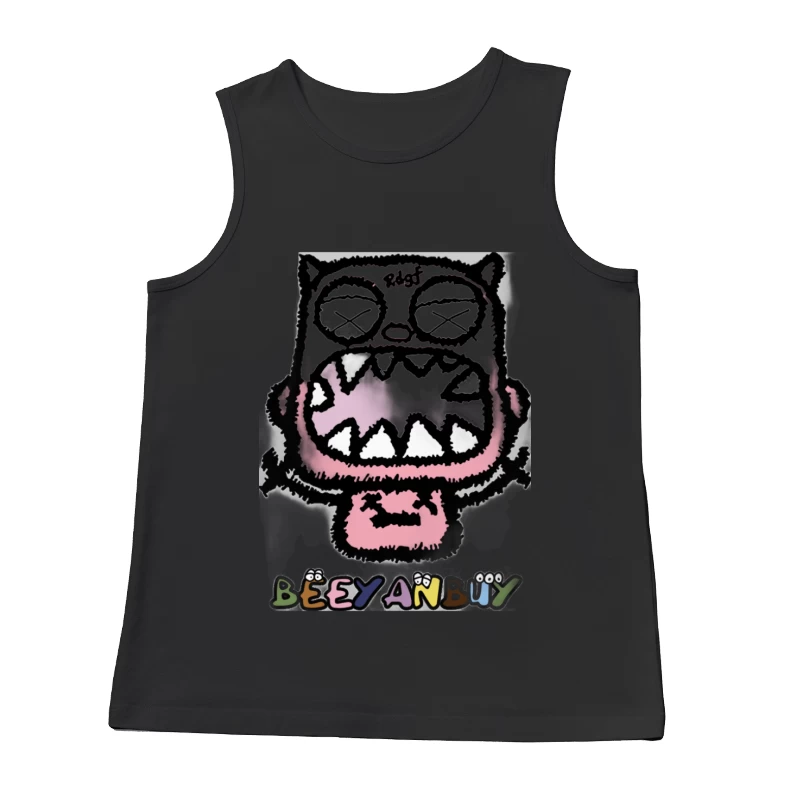 Lustiges Monster-Design mit Text Herren Tanktops