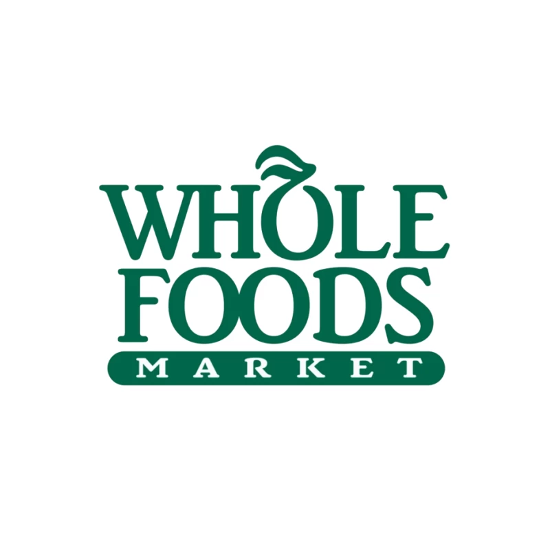 Whole Foods Market Green Corporate Logo Pin