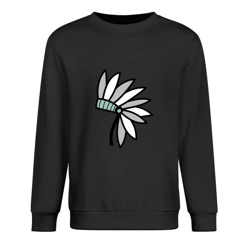 Coiffe à plumes stylisée Homme Sweat-shirt à enfiler