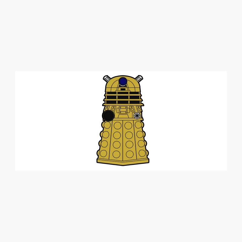 Iconic Dalek from Doctor Who Science Fiction Series Coffee Mug