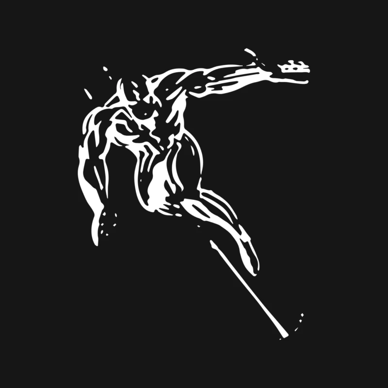 The Silver Surfer Mouse Pad