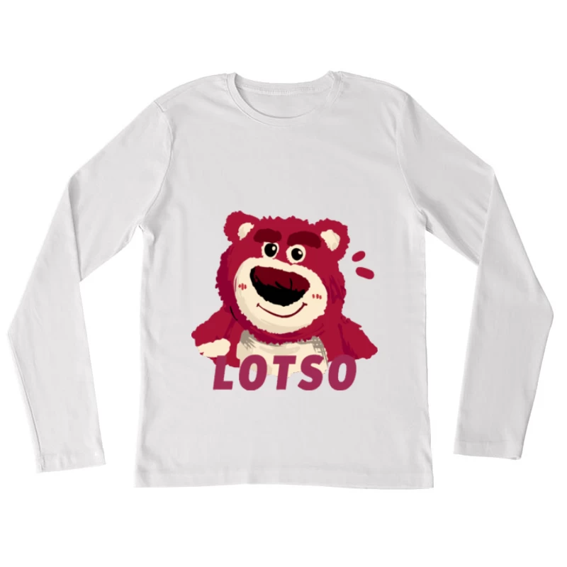 Roter Teddybär Lotso Damen Langarm T-Shirt
