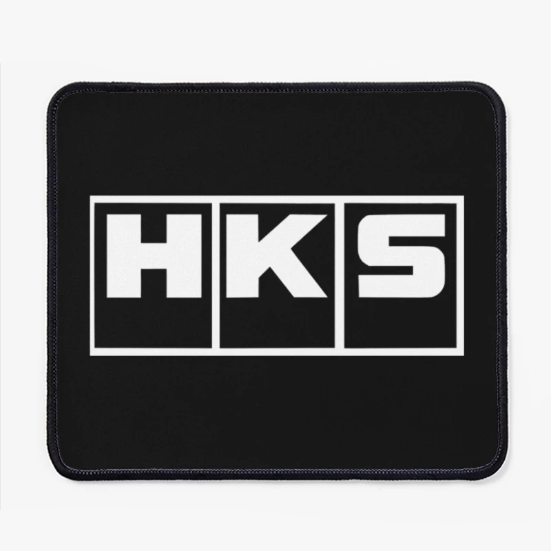 HKS Automotive Performance Brand Logo Mouse Pad