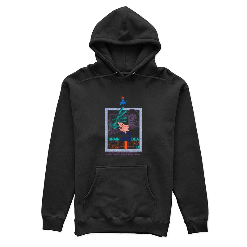 Mensch-Maschine-Kommunikation in der Kunst Damen Pullover Hoodie