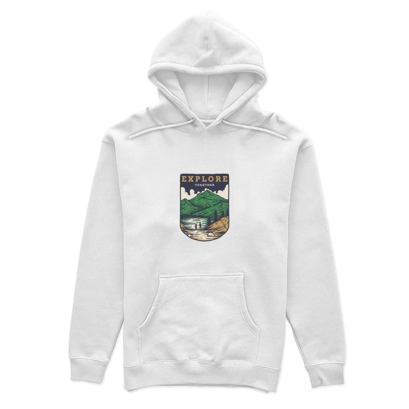 Erkunde zusammen in der Natur Damen Pullover Hoodie