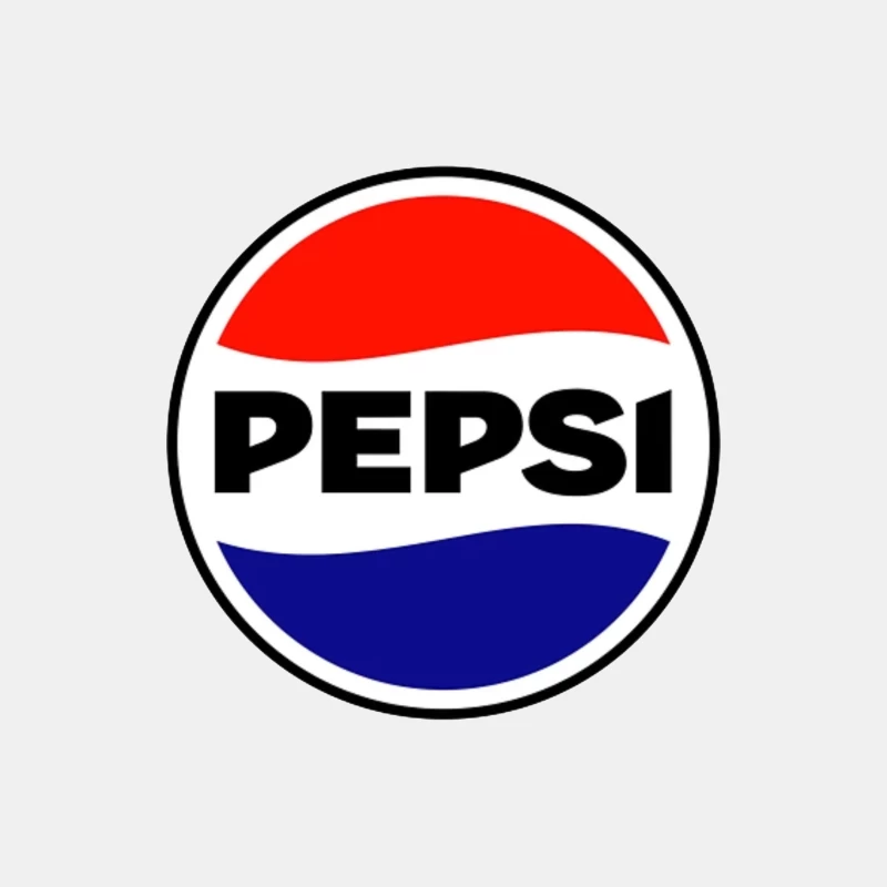 Classic Pepsi Cola Circular Logo Design Male Tank Top