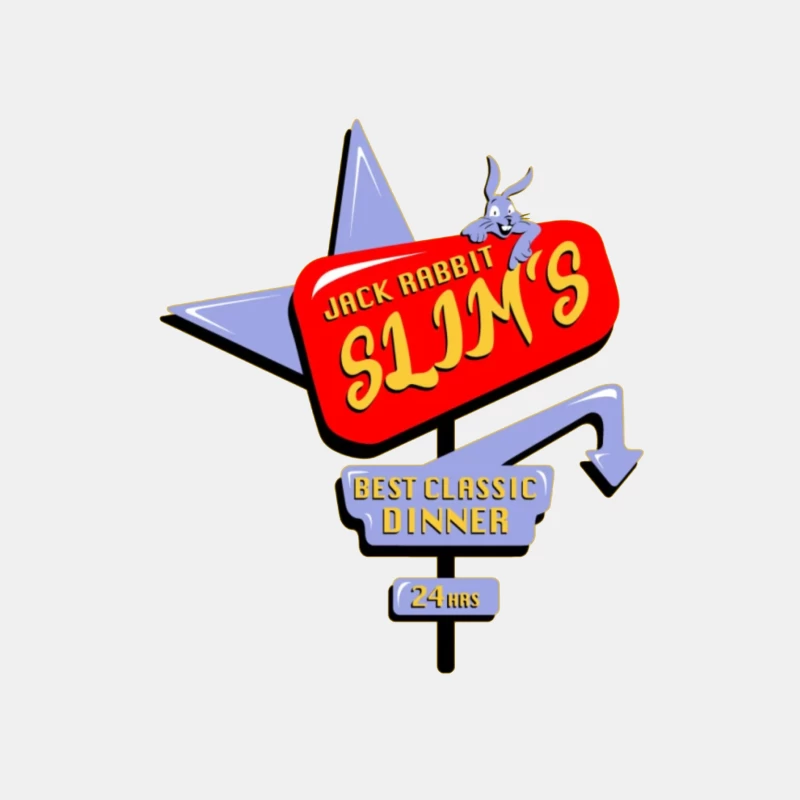 Jack Rabbit Slims Diner 1 Male Tank Top