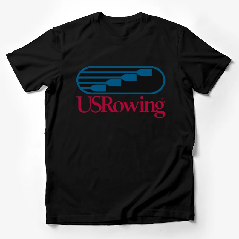 US Rowing Official Sports Organization Logo Male T-Shirt