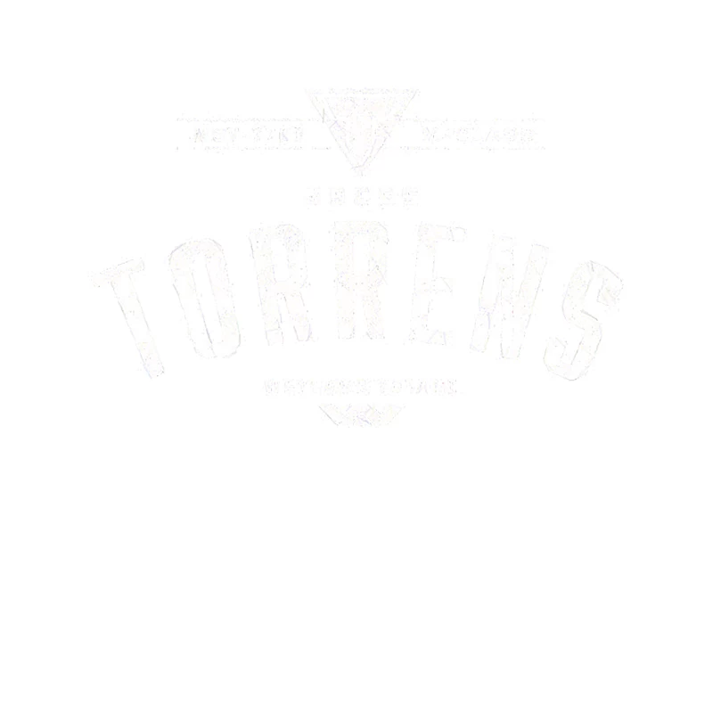 Minimal White Typography Logo Tapestry