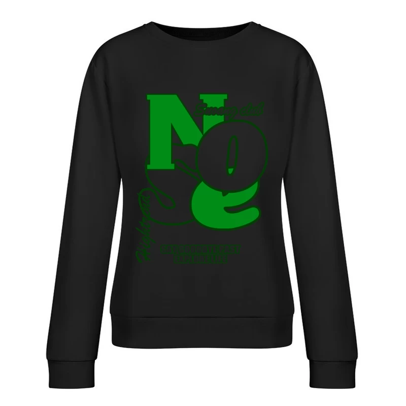 Motivierendes Club-Design Damen Pullover Sweatshirt