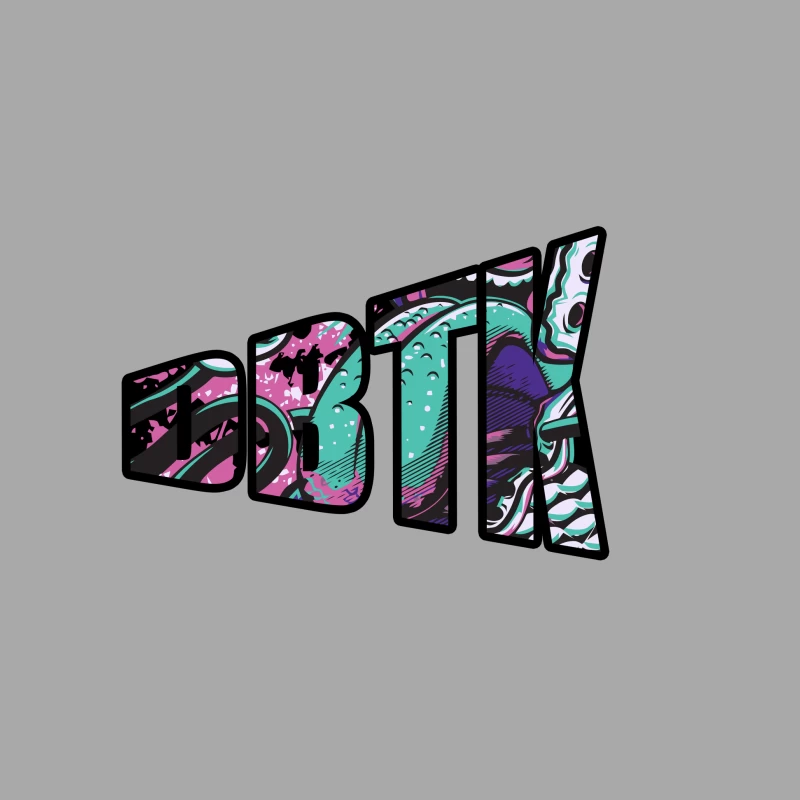 Vibrant Abstract Logo Design Female Pullover Hoodie