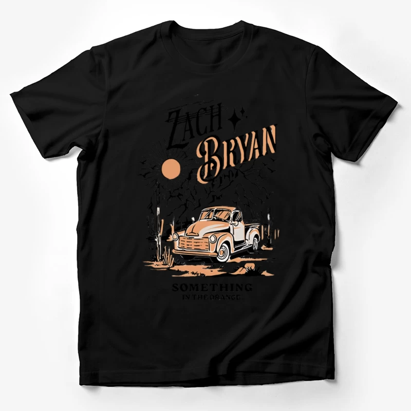 Zach Bryan Truck Illustration Herren T-Shirt