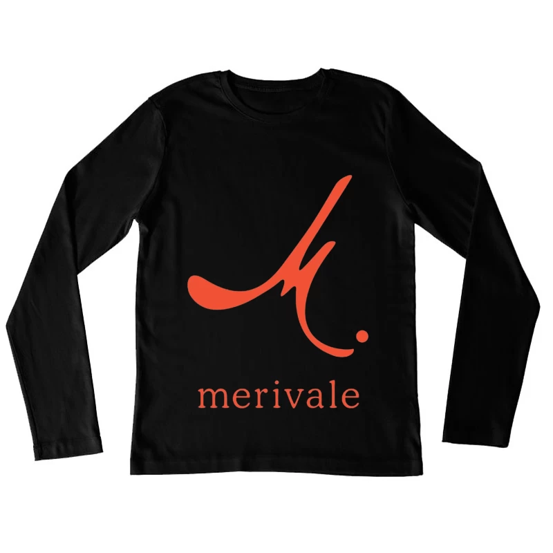 Merivale Hospitality Group Minimalist Red Logo Design Female Long Sleeve T-Shirt