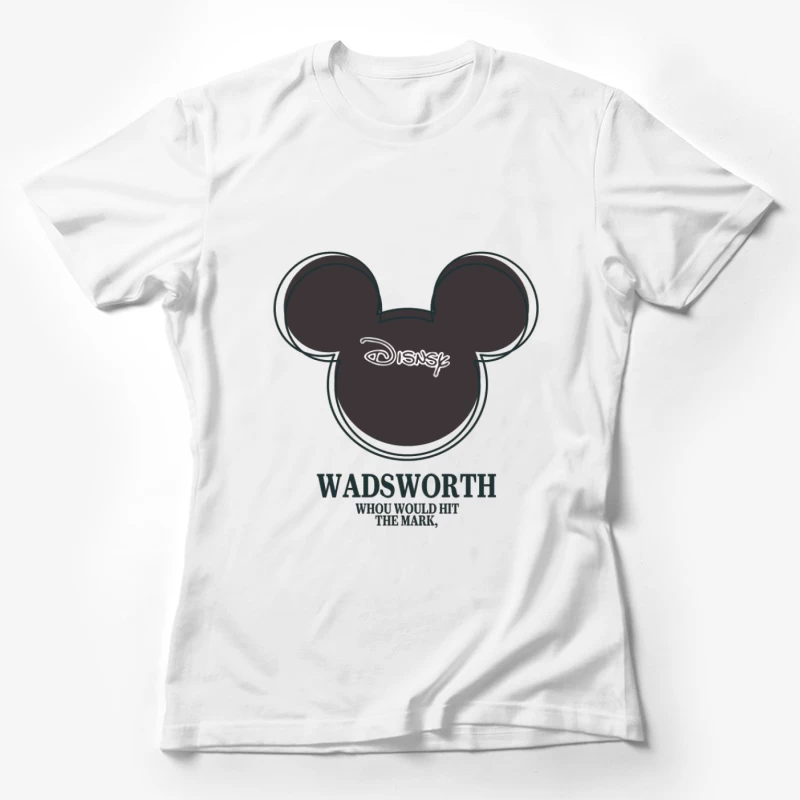 Logo Wadsworth avec élément Disney Femme T-Shirt