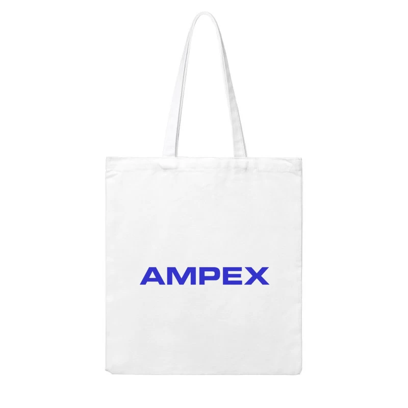 Ampex Blue Corporate Logo Cotton Tote Bag