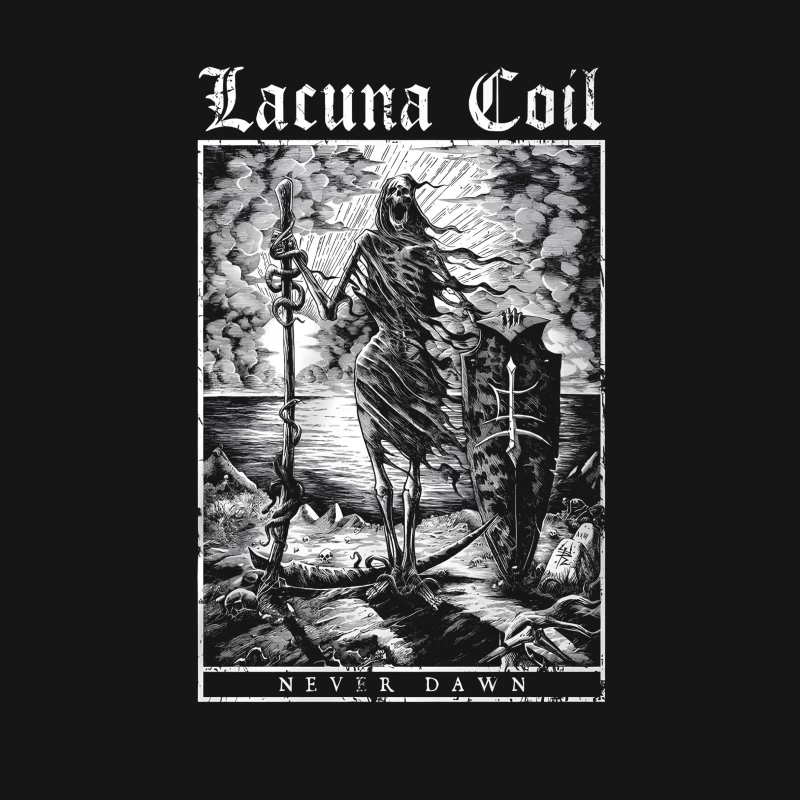 Lacuna Coil Never Dawn Male T-Shirt