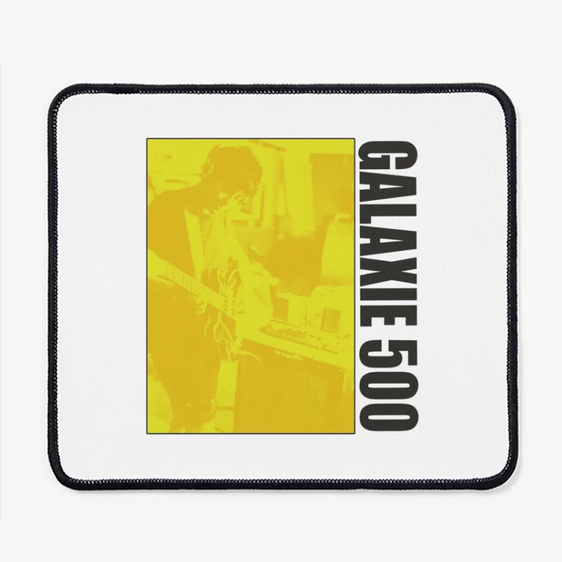 Galaxy 500 Yellow-Filtered Album Cover with Guitarist Mouse Pad