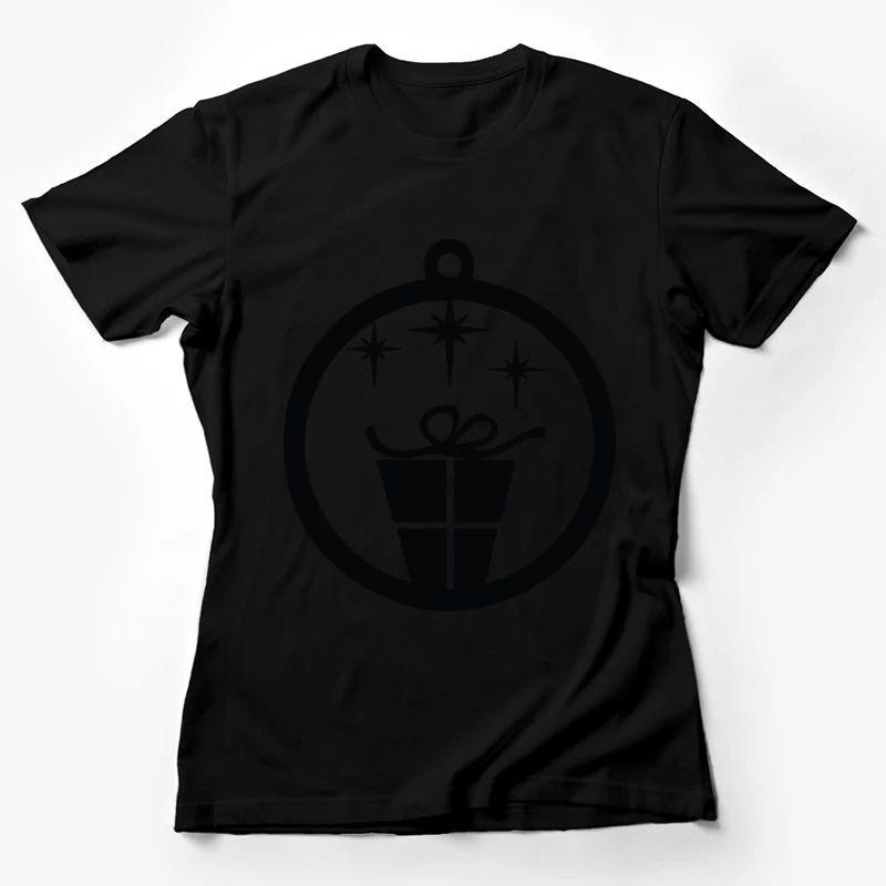 Ornement de Noël avec cadeau Femme T-Shirt