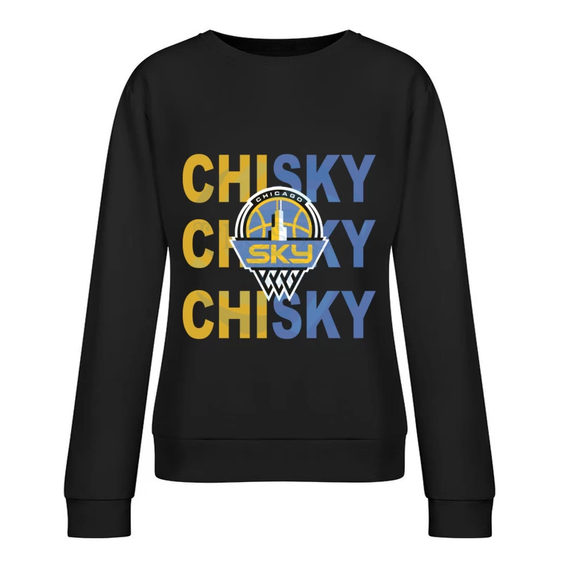Chicago Sky 2 Female Pullover Sweatshirt