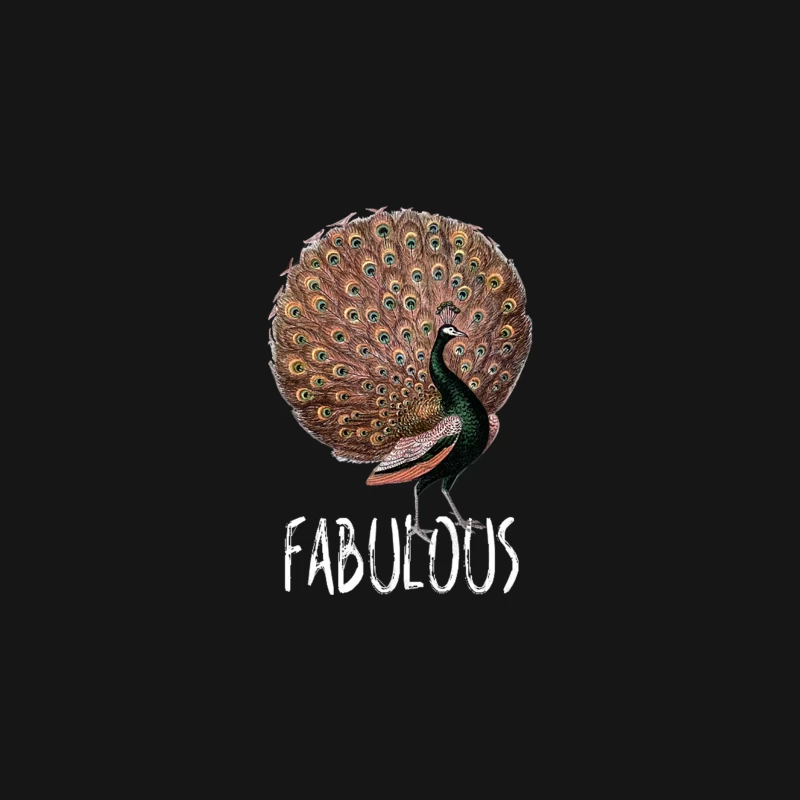 Fabulous Peacock  Total Self-Confidence Awesomeness! Desk Mat