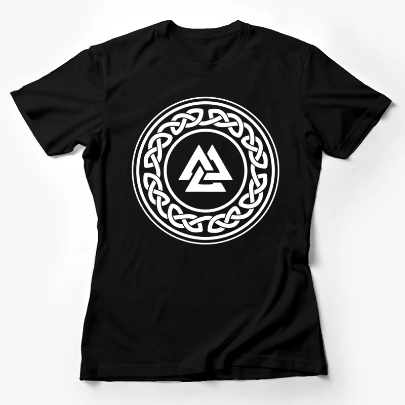 Triad Knot: Timeless Celtic Elegance Female T-Shirt