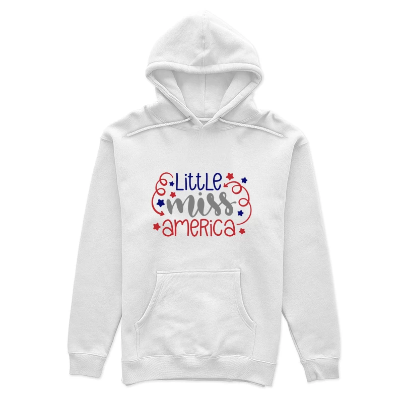 Petit Miss America - Conception patriotique étoilée Femme Sweat à capuche