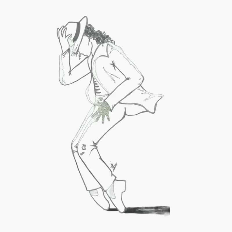 Dynamic Dance Silhouette Cotton Tote Bag