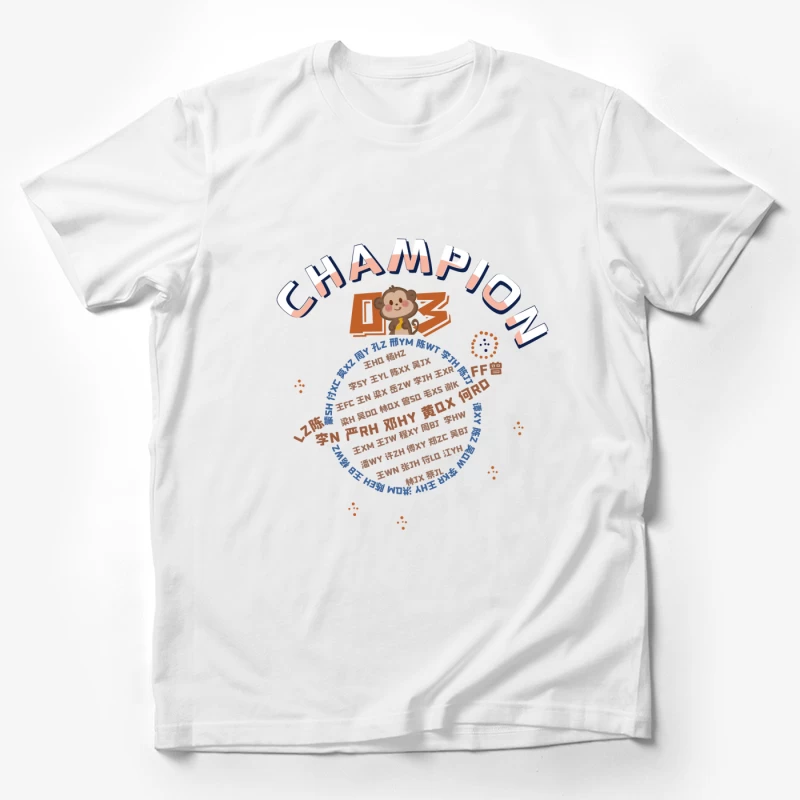 Lustiger Affen-Champion Herren T-Shirt