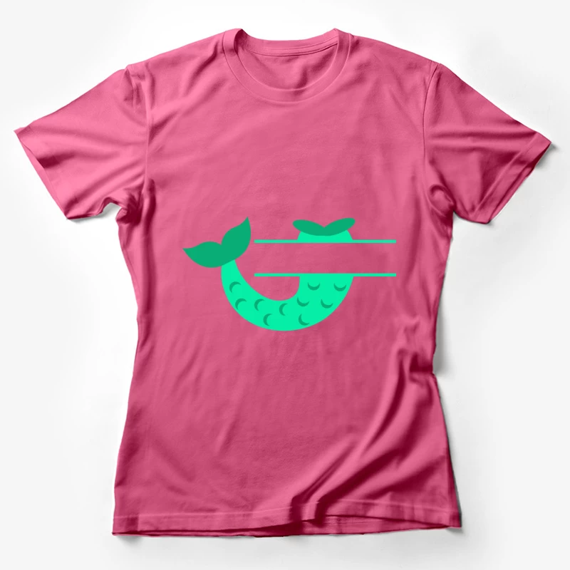 Logo de sirène moderne Femme T-Shirt