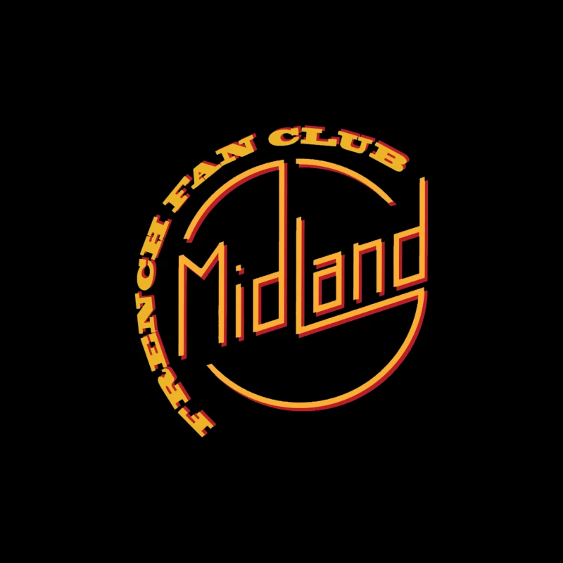 midland music logo 2 Throw Pillow