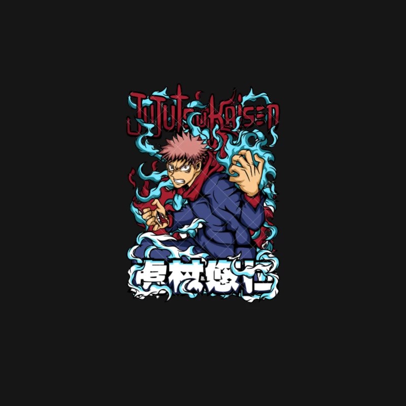 Anime-Art mit Jujutsu Kaisen Motiv Herren Langarm T-Shirt
