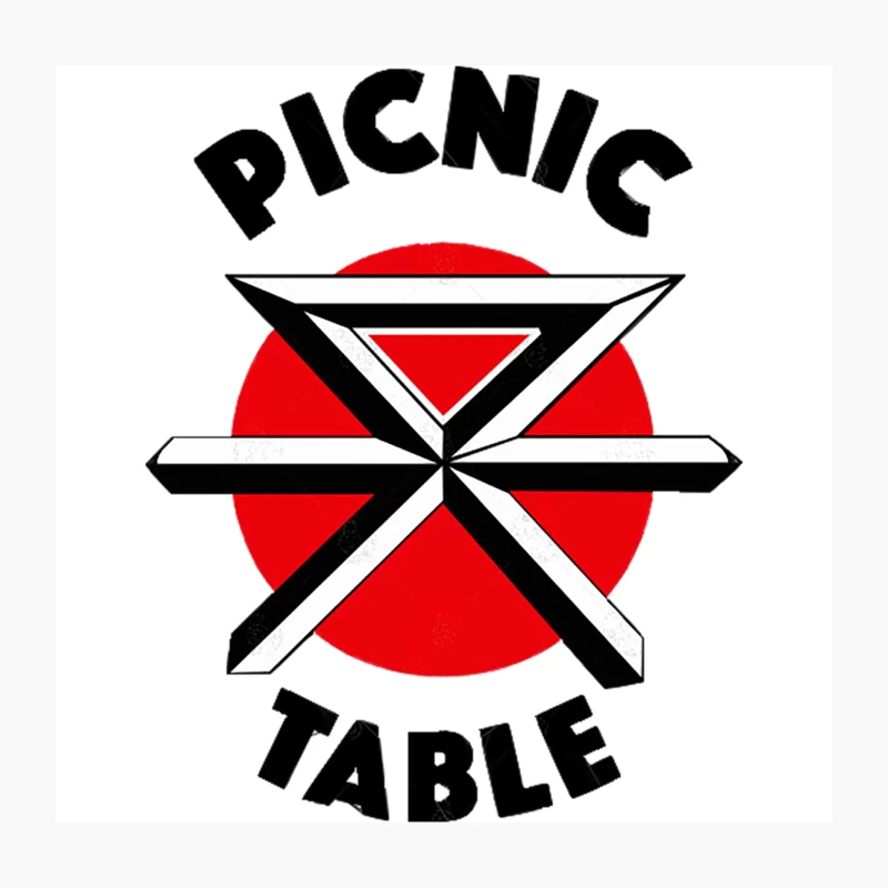 Dead KennedysPicnic Table Parody Design Throw Pillow
