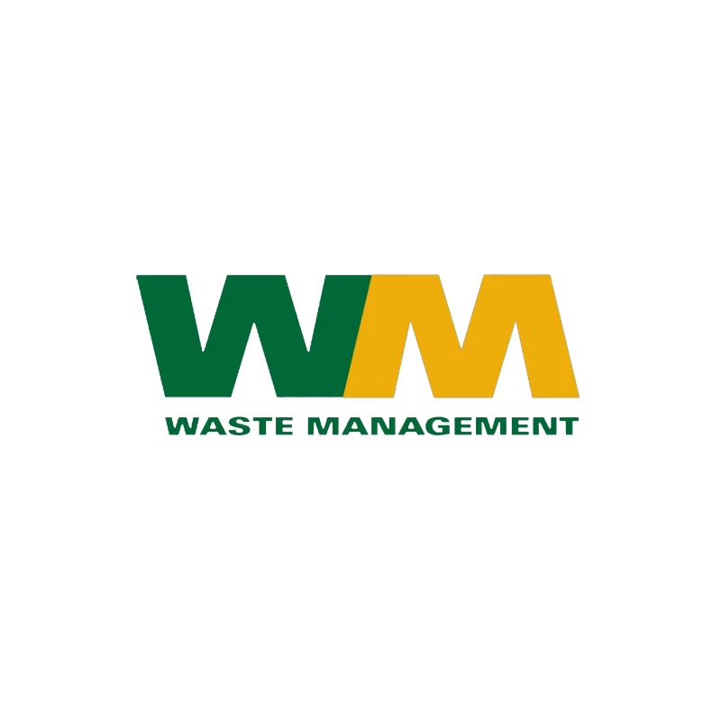 Waste Management (WM) Corporate Logo in Green and Yellow Travel Mug